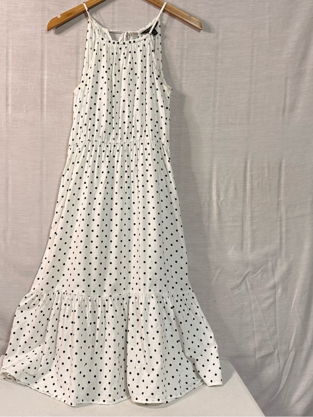 Banana Republic Polka Dot Tiered Maxi Dress XS